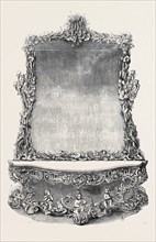 GILDED PIER TABLE AND GLASS, MESSRS. HOLLAND AND SON
