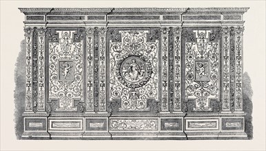 INLAID CABINET, DESIGNED BY GRUNER, BY MESSRS, DOWBIGGIN