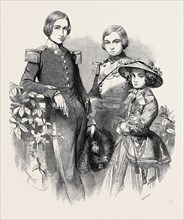 THE ROYAL CHILDREN OF BELGIUM, DRAWN BY BAUGNIET, DUKE OF BRABANT, COUNT OF FLANDERS, PRINCESS