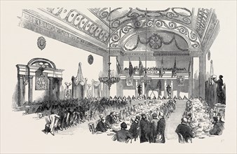 DINNER TO JOSEPH PAXTON, ESQ., AT THE NEW ASSEMBLY ROOMS, DERBY, ON TUESDAY
