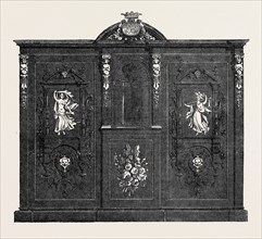 BOOKCASE IN EBONY, BY RIVART AND ANDRIEUX, GREAT EXHIBITION
