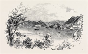 DERWENT-WATER, FROM SIR JOHN WOODFORD'S GROUNDS, THE LAKE DISTRICT