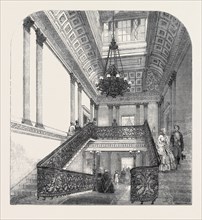INTERIOR OF NORTHUMBERLAND HOUSE, THE GRAND STAIRCASE