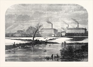 THE FLOODS AT NOTTINGHAM, UK, 1869