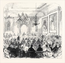 TRIAL OF THE WINDSOR ELECTION PETITION IN THE TOWN HALL, WINDSOR, UK, 1869