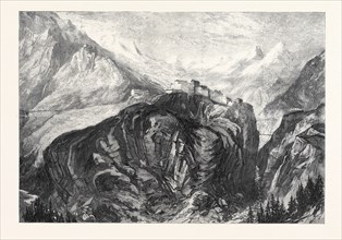 THE NEW OVERLAND ROUTE TO INDIA: MONT CENIS RAILWAY, FORT L'ESSEILLON, AT BRABANS, 1869