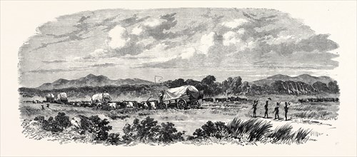 TRAVELLING IN AFRICA: TWO DAYS WITHOUT WATER, 1869