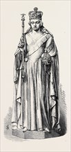 STATUE OF THE QUEEN AT CANTERBURY CATHEDRAL, 1869