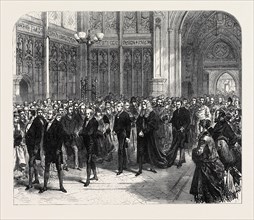 MEETING OF THE REFORMED PARLIAMENT: PROCESSION OF THE SPEAKER OF THE HOUSE OF COMMONS TO THE BAR OF
