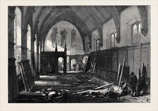 DEMOLITION OF THE OLD DINING HALL OF THE INNER TEMPLE, 1869