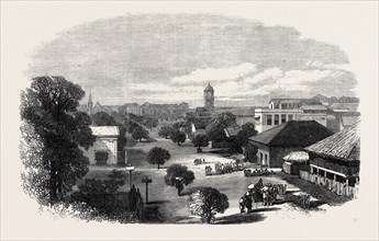 MERCHANT STREET, RANGOON, BRITISH BURMAH, 1869