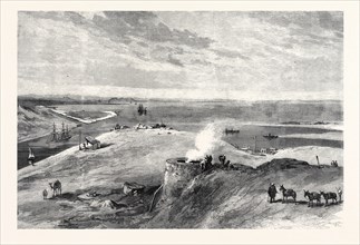 THE ISTHMUS OF SUEZ MARITIME CANAL: LAKE TIMSAH, 1869
