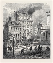 EXPLOSION IN THE PLACE DE LA SORBONNE, PARIS, FRANCE, 1869