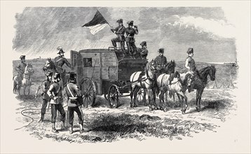 THE VOLUNTEER REVIEW AT DOVER: THE FIELD TELEGRAPH HEADQUARTERS, 1869, UK