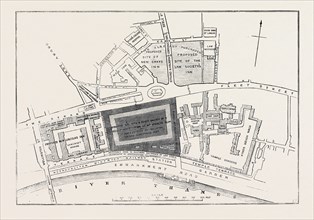 PROPOSED SITES FOR THE NEW LAW COURTS: PLAN OF MR. F. SHIELDS FOR A NEW APPROACH TO THE CAREY