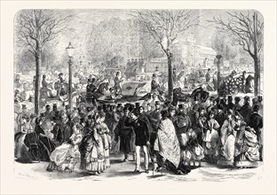 THE PARIS EASTER PROMENADE AT LONGCHAMPS, FRANCE, 1869