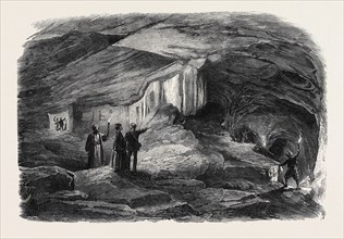 THE ROYAL CAVERNS AT JERUSALEM, 1869