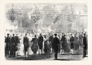 A STATE BANQUET AT THE TUILERIES, PARIS, FRANCE, 1869