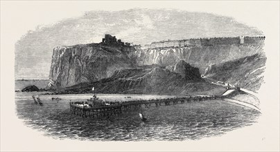 THE NEW PIER AT SCARBOROUGH, UK, 1869