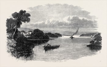PRINCE ARTHUR'S VISIT TO IRELAND: ELY LODGE, LOUGH ERNE, COUNTY FERMANAGH, 1869
