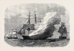 BURNING OF THE OMAR PACHA, AUSTRALIAN SHIP, HOMEWARD BOUND, 1869