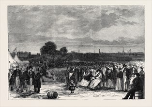 WHITSUNTIDE FESTIVAL OF WORKPEOPLE AT NORWICH, UK, 1869