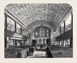 KENSINGTON OLD CHURCH, LONDON, UK, 1869