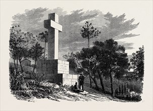 MONUMENT TO THE LATE LORD BROUGHAM AT CANNES, 1869