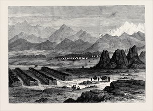 THE WAR IN AFGHANISTAN: GENERAL GOUGH'S CAMP AT GUNDAMUK, 1880