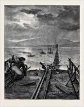 THE TAY BRIDGE DISASTER: VIEW OF THE BROKEN BRIDGE FROM THE NORTH END, 1880