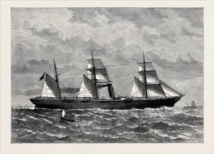 THE STEAMSHIP CHIMBORAZO, OF THE ORIENT LINE, FOR AUSTRALIA, 1880