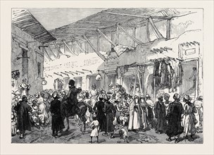 THE AFGHAN WAR: THE SHOR BAZAAR, CABUL, LOOTED BY THE ENEMY ON DEC. 14, 1880