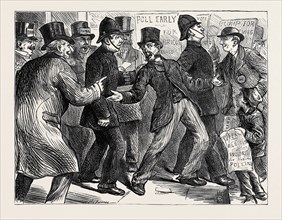 ELECTION SKETCHES: THE FATE OF A PERSONATOR, 1880