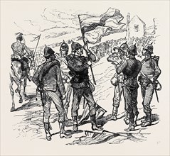 AT THE BRIGHTON THEATRE OF WAR: SIGNALLING, 1880