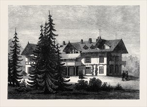 THE VILLA HOHENLOHE, BADEN-BADEN, OCCUPIED BY THE QUEEN, 1880