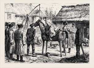 A SKETCH OF LIFE IN RUSSIA: TEACHING COSSACKS TO RIDE, 1880