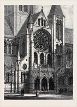 THE NEW CATHEDRAL OF TRURO (THE ARCHITECT'S DESIGN): ENTRANCE TO THE SOUTH TRANSEPT, 1880
