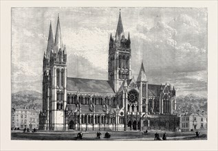 THE NEW CATHEDRAL OF TRURO (DRAWING OF THE ARCHITECT'S DESIGN), 1880