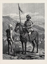 OUR TROOPS IN AFGHANISTAN: A SOWAR OF THE 10TH BENGAL LANCERS, AND A PRIVATE OF THE 9TH FOOT, 1880