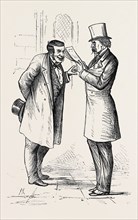 PARLIAMENTARY SKETCHES: IN THE LOBBY: "HOT WATER.", 1880