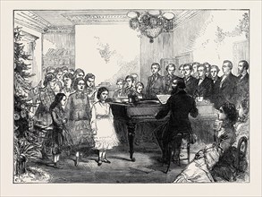 CHRISTMAS PARTY AT THE ROYAL NORMAL COLLEGE OF MUSIC FOR THE BLIND, 1874