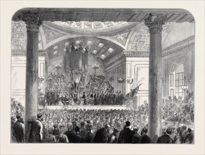 PRESENTATION OF THE FREEDOM OF THE CITY OF EDINBURGH TO BARONESS BURDETT-COUTTS, 1874