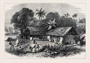 THE FAMINE IN INDIA: A BENGAL VILLAGE, 1874