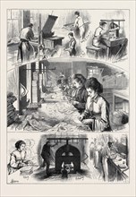 THE MANUFACTURE OF VALENTINES, 1874