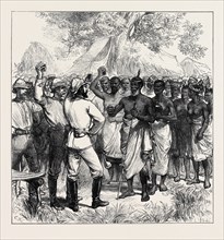 THE ASHANTEE WAR: DRINKING THE QUEEN'S HEALTH IN OUR CAMP, 1874