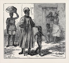 A BLIND BEGGAR. CAPE COAST CASTLE, 1874