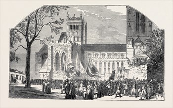 DURHAM ELECTION, CHAIRING OF LORD A. VANE, M.P., 1852