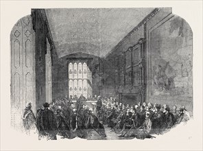 CONVOCATION OF THE CLERGY, SITTING OF THE LOWER HOUSE IN THE JERUSALEM CHAMBER