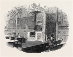 THE SPEAKER'S CHAIR, FOR THE NEW HOUSE OF COMMONS, 1852