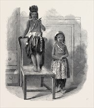 BOY AND GIRL OF THE EARTHMEN TRIBE, FROM PORT NATAL.
